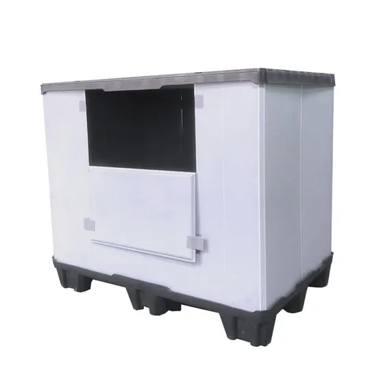 Foldable Plastic Pallet Box with Sleeve 1200x800mm