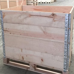 Système de Caisse Palette avec Collier en Bois Personnalisable