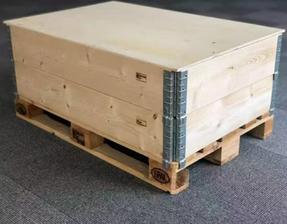 Système de Caisse Palette avec Collier en Bois Personnalisable